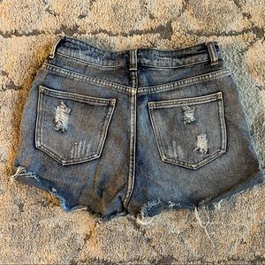 Denim shorts